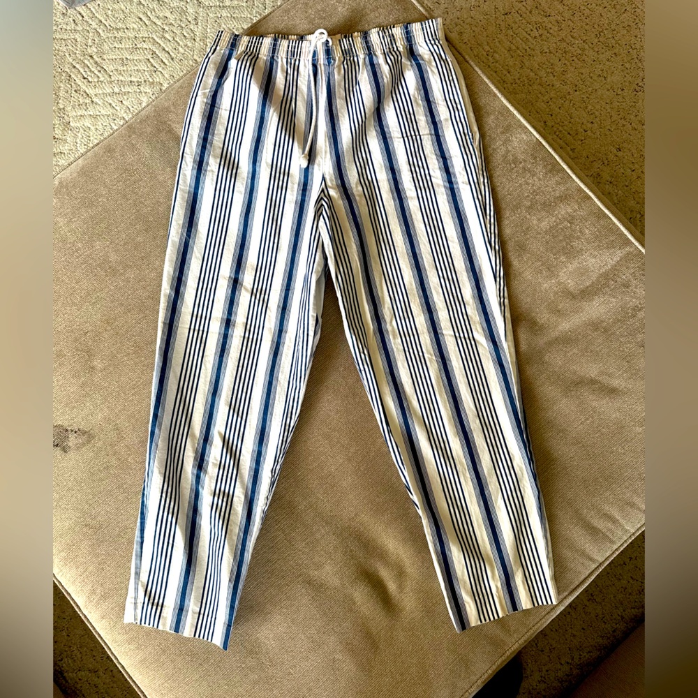 Striped Blue and White Pants